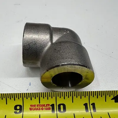 1/2  90 Degree Elbow Socket Weld 6000 Class 316 Stainless Steel Pipe Fitting USA • $24.99