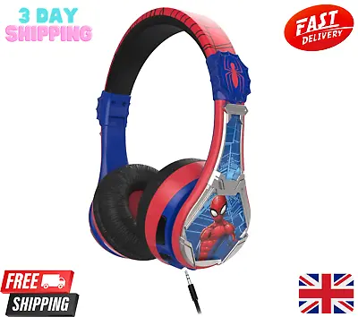 Spider Man Headphones Children Wireless Bluetooth Headset Kids Earphones Marvel • £49.94