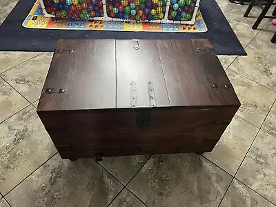 Liquor Cabinet Chest W/Wine Storage Removable Rack &Sliding Door  $200 Pickup • $335.99