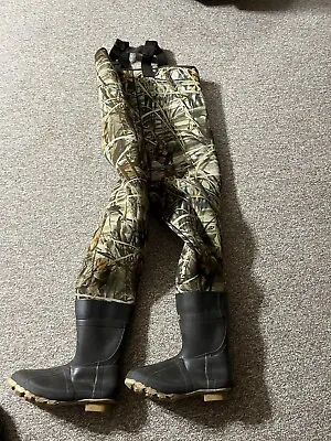 Cabelas 5mm Neoprene Insulated Chest Waders With Shell/Storage Pouch And Hanger • $130