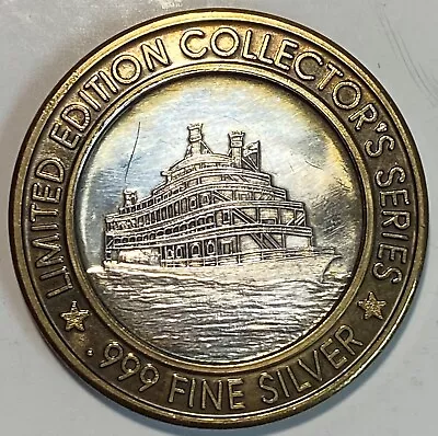$22.10 • Buy Harrah's Kansas City $10 Ten Dollar Gaming Token .999 Fine Silver