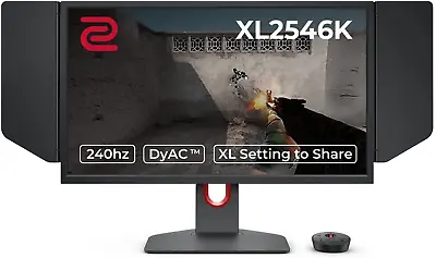 $1139.97 • Buy Zowie XL2546K 24.5 Inch 240 Hz Gaming Monitor, Dyac+, Smaller Base, Shield
