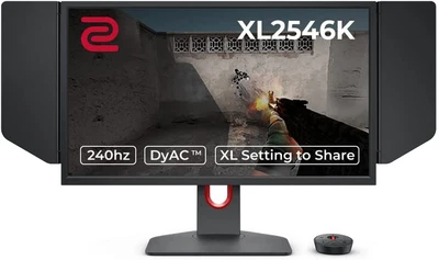 $1139.97 • Buy Zowie XL2546K 24.5 Inch 240 Hz Gaming Monitor, Dyac+, Smaller Base, Shield