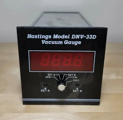 $150 • Buy Teledyne Hastings DNV-33D Digital Vacuum Gauge