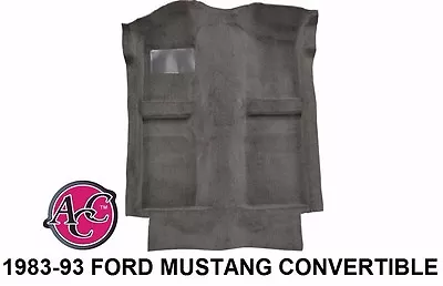 1983-1993 Ford Mustang Convertible Molded Carpet Kit Plush Cutpile ACC • $150