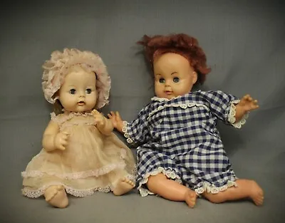 2 Vintage 1960s Baby Dolls 12  Madame Alexander 1965 Sweet Tears Lorrie Eugene • $35