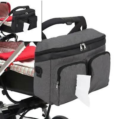 £14.99 • Buy Baby Diaper Nappy Changing Mummy Bag Organiser Stroller Pushchair Pram Bag 