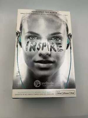 Yurbuds Inspire Pro Wired Sport Earphones With Microphone - Purple Or Blue • $37.95