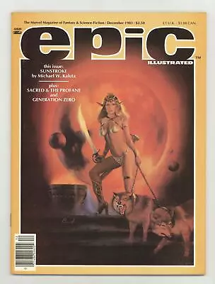 Epic Illustrated #21 FN 6.0 1983 • $10