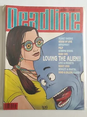 £8 • Buy Deadline Issue 42 July 92 Pulp, House Of Love, Love And Rockets, Lovin The Alien
