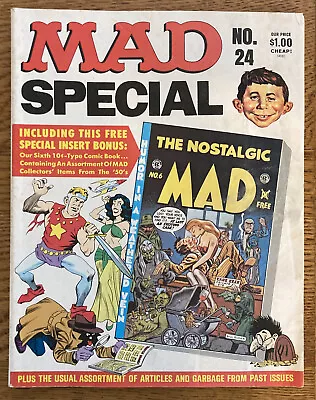 Vintage MAD Magazine SPECIAL No. 24 Includes  The Nostalgic MAD No. 6  • $10