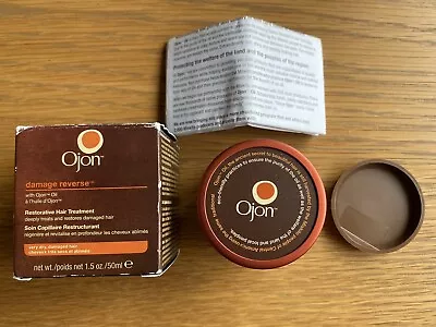 OJON 50ml Damage Reverse Restorative Hair Treatment Travel Size New Sealed • £50