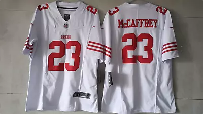 San Francisco 49ers #23Ed McCaffrey Men's Fan Sews White Jerseys • $45.39