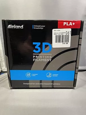 Inland 2.85mm Black Filiment NIB For 3D Printer • $12.99