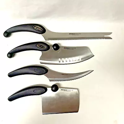 Miracle Blade III Knives 4-Rock ‘N Chop Filet All Purpose Slicer Chop & Scoop • $25