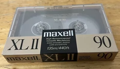 Maxell XLII 90 Minutes High Bias Audio Cassettes (Brand New Sealed)  • $8.50