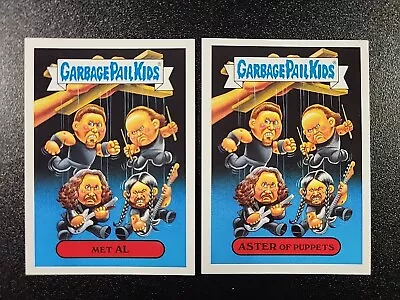 Metallica James Hetfield Lars Ulrich Spoof 2 Card Set Garbage Pail Kids • $44.22