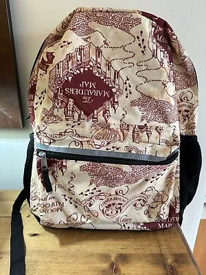 Harry Potter The Marauders Map All Over Print Large 7 Pocket Backpack • $24.99