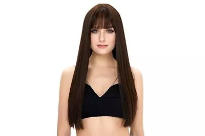 Stfantasy Brown Ombre Wig Fringe Natural Wave Long For Women • £24.99