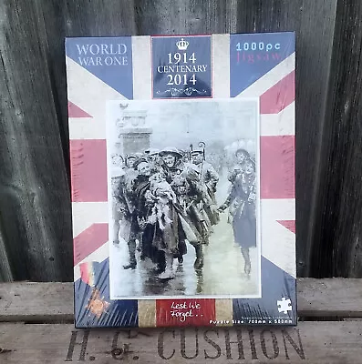 World War One Puzzle WW1 1914-2014 Centenary Troops Lest We Forget 1000pc Jigsaw • £6.99