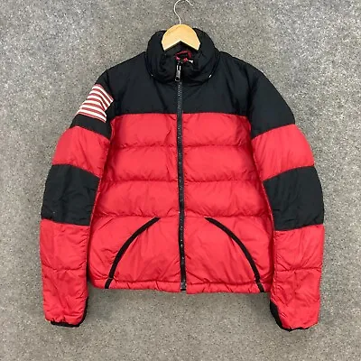 Denim & Supply Ralph Lauren Jacket Boys 11-12 Years Red Puffer Down A9207 • $47.96