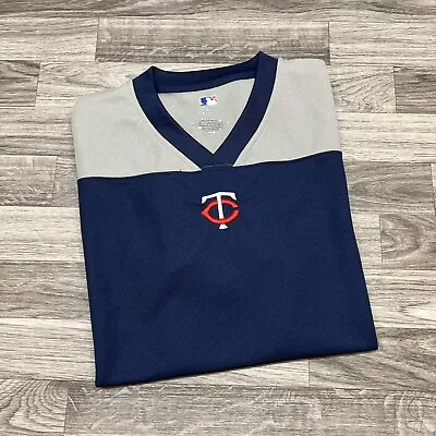 MLB Men’s Blue MN Twins Baseball T-shirt Size Medium Regular • $6.75