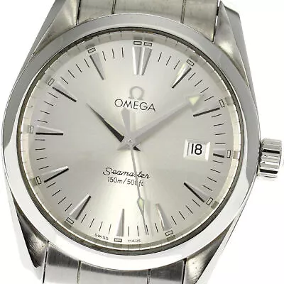 OMEGA Seamaster Aqua Terra 2518.30 Date Silver Dial Quartz Boy's Watch_810086 • $2736.57