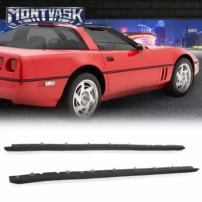 Fit For 1984-1996 Corvette C4 Outer Window Sweep Felts Weatherstrip Seal Kit • $34.63