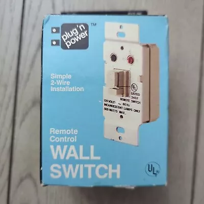 Radio Shack X-10 61-2683A Plug ’N Power Wall Switch Remote Controlled Module NEW • $15.97