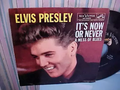 Elvis Presley - EX/NM VINYL & EX AUDIO & EX PIC SLEEVE - It's Now Or Never • $19.99