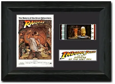 Raiders Of The Lost Ark 35 Mm Film Cell Display Framed  Harrison Ford Indy • £14.99