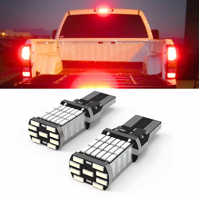 2x 921 912 Red LED High Mount Stop 3rd Brake Light Bulbs For Chevy Silverado • $8.80