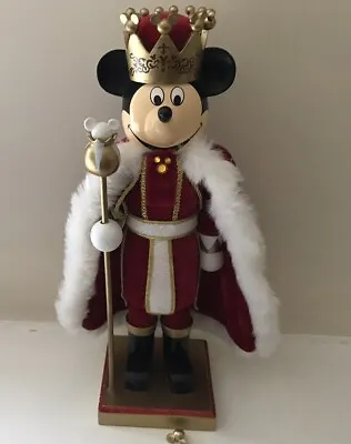 Disney Parks Exclusive King Mickey Nutcracker  2017 • $75