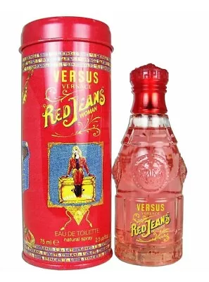 Red Jeans By Versus Versace 2.5 Oz Perfume For Women New In Box • $19.39