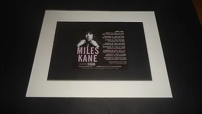 MILES KANE 2012 Tour-mounted Original Advert • £9.50