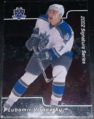 2001-02 BAP Signature Series Kings Hockey Card #107 Lubomir Visnovsky • $1.44