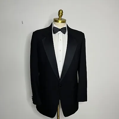 Kuppenheimer Tuxedo Blazer Mens Solid Black Size 42R • $59.99