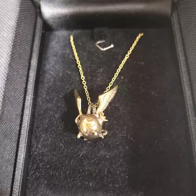 D.GRAY-MAN Tim Campy Pendant Sterling Silver Gold Plated Rare Item With Box Used • $165.30