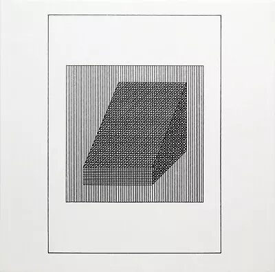 Sol LeWitt | Untitled IV From  Ficciones  | 1984 | Serigraph | Mint Condition • $125