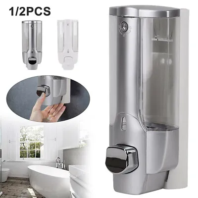 1/2 PCS Wall-mounted 350ML Dispenser Hands Sanitizer Soap Shampoo Dispense • £5.09