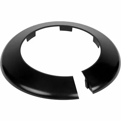 * Toilet Soil Pipe Cover / Collar - 4 Inch / 110mm Black - Easy Fit  • £5.99