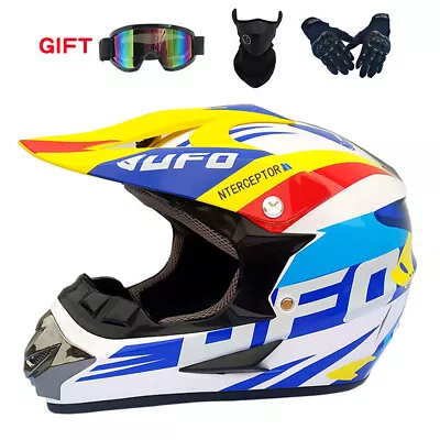 Motocross Motorcycle Helmet Off Road Kids Youth Adults For Dirt E-Bike ATV MX DH • $45.50