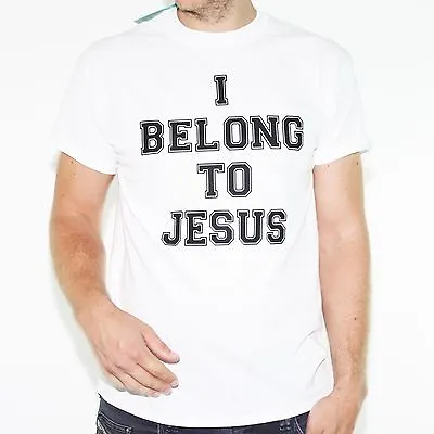 £13.95 • Buy I Belong To Jesus Tshirt Funny Religion Kaka Sweat Football T Shirt Top Mens 