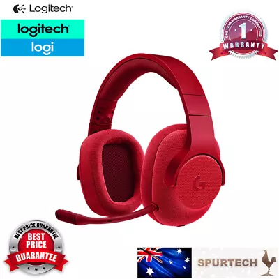 OEM Logitech G433 Wired Gaming Headset DTS X 7.1 Red • $52