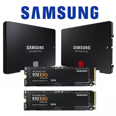 $79.95 • Buy SamSung SSD 870 Evo 250G 500GB 1T 970 Evo Solid State Drive Laptop 2.5 