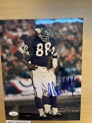 Alan Page Signed Autographed Minnesota Vikings 8x10 Photo JSA COA • $69.99