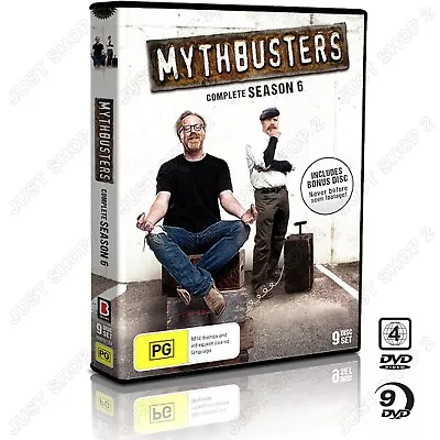 Mythbusters TV Series / Season 6 : Includes Bonus Disc Brand New 9 DVD Set  RARE • $44.95