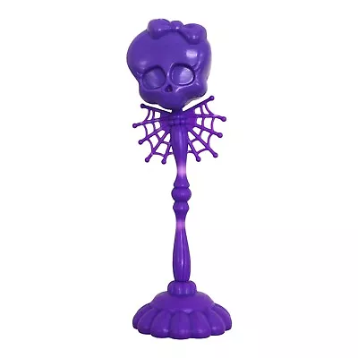 Monster High Color Me Creepy Design Lab Purple Skullette Skull Wig Stand Holder • $16.09