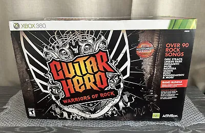 $1499.99 • Buy Xbox 360 Guitar Hero Warriors Of Rock Band Bundle | Sealed New   *Read*