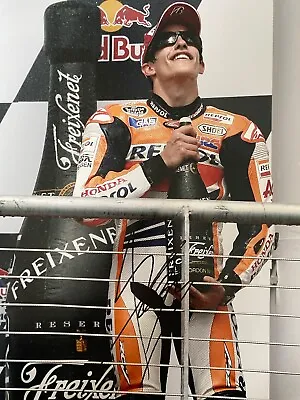 Marc Marquez Hand Signed 18x12 Photo MotoGP Autograph Repsol Honda 1 • $124.41